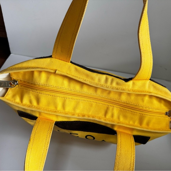 Marc Jacobs Yellow Canvas Tote - Picture 5 of 9
